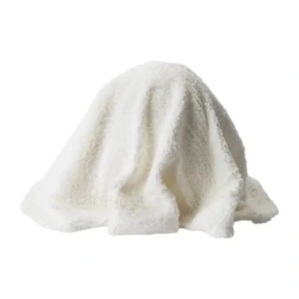 Ghost White Sitting Flow Pillow with Pumpkin